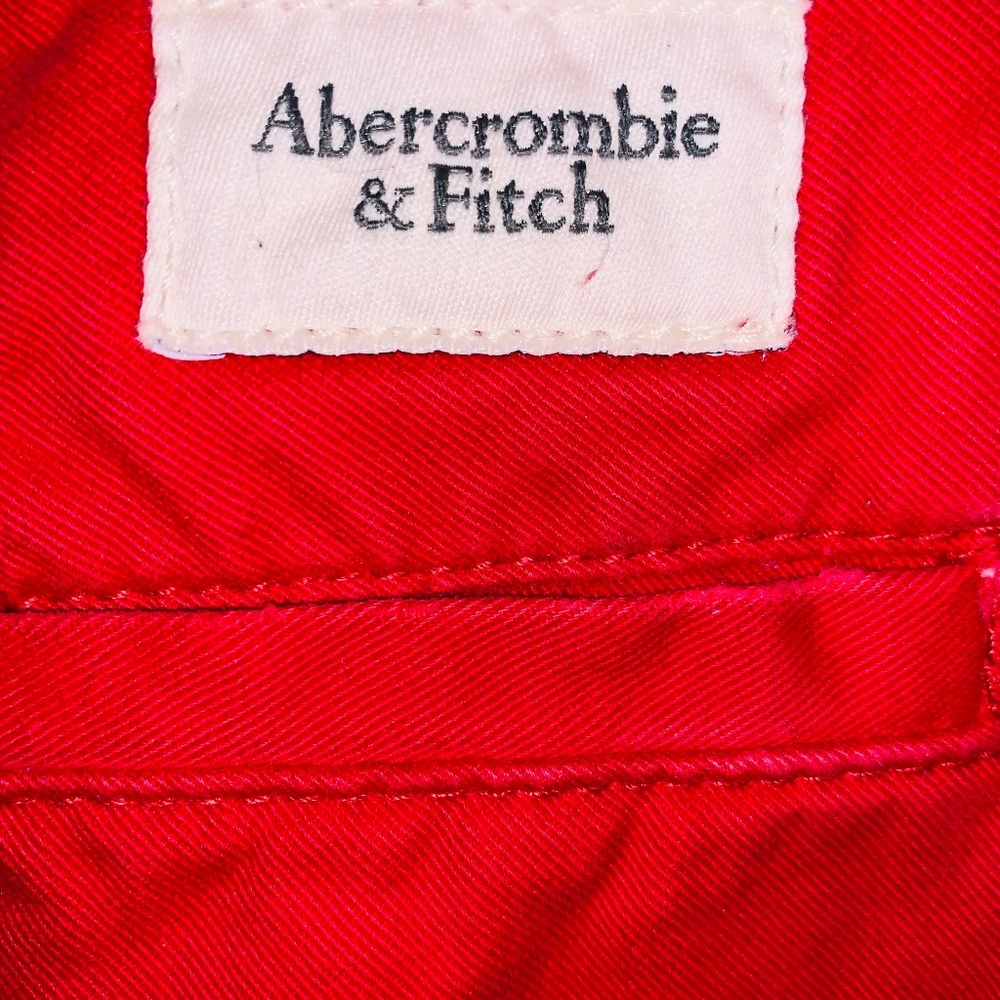 Men’s Abercrombie & Fitch RARE Red Pants LIMITED EDITION